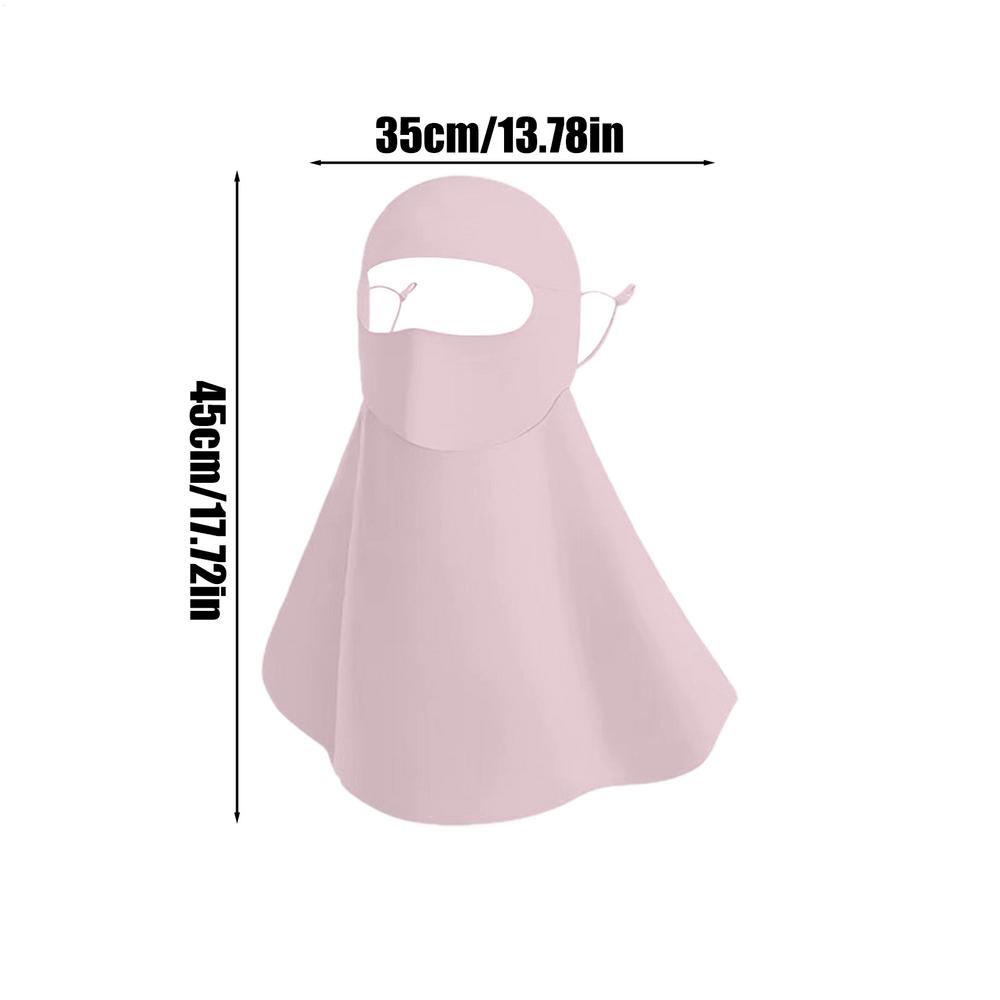 1PC Sun Protection Mask Cooling Breathable UV Protection Eye Cover Summer Sun Mask Dustproof Full Face Protective Mask