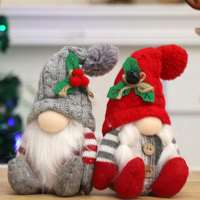 Безликий старик Рождественская кукла Креативные витрины Украшения Принадлежности Мультяшные куклы