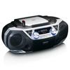 Lenco SCD-720SI - Radio Portable DAB+/FM Avec Bluetooth®, Lecteur CD, Cassettes Et USB - Argent