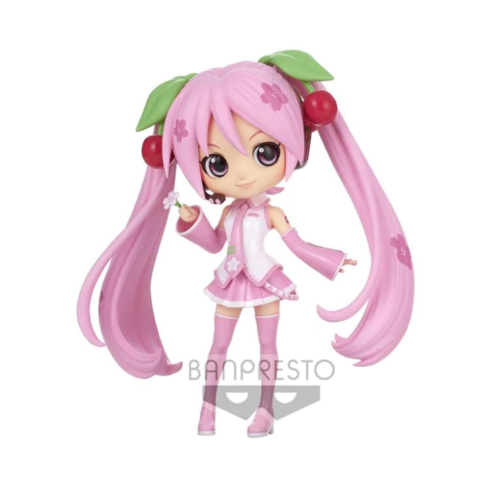 BanPresto Q posket Sakura Miku Version A Statue - -
