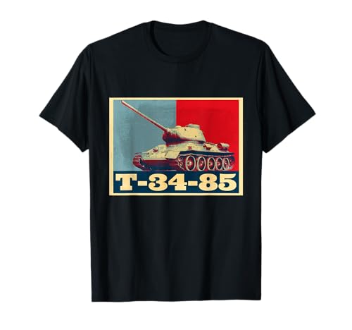 Футболка с изображением танка Т-34, Военная футболка, Советская армия ВОВ, Танк Второй мировой войны, Мужские товары, Одежда, Смешная военная футболка