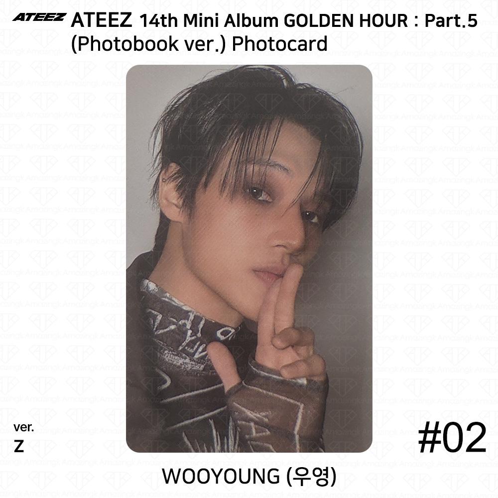 ATEEZ 14-й мини-альбом Golden Hour Часть 5 Фотобук версия. Фотокарточка Z ВЕРСИЯ