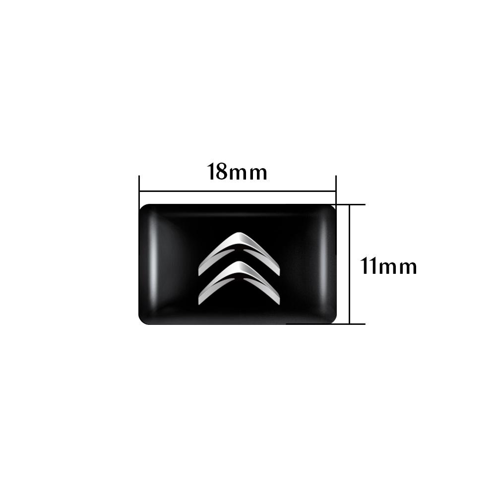 MVDC1 10/20Pcs 3D Styling Car Epoxy Emblem Stickers For Citroen C1 C2 C4 C3 Aircross C5 Aircross Berlingo C-ELYSEE Picasso Accessories