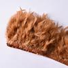 High-Quality Turkey Feather Edging, Colored Feathers, Fire Feather Edging For Weddings