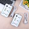 НоваяEU US вилка Сетевой фильтр 2/3-контактный 1 TypeC 3 USB-порта 4 гнезда 2/3/5M удлинитель Розетка для зарядки Электрическая розетка
