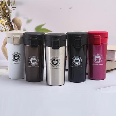 Кофейная чашка из нержавеющей стали 304, двойная термос, подарочная чашка для бизнеса и офиса