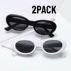 2PACK Cat Eye Sunglasses for Women Eyewear Fashion SunGlasses Man Outdoor Cycling Goggles Vintage Occhiali Da Sole Da Uomo UV400