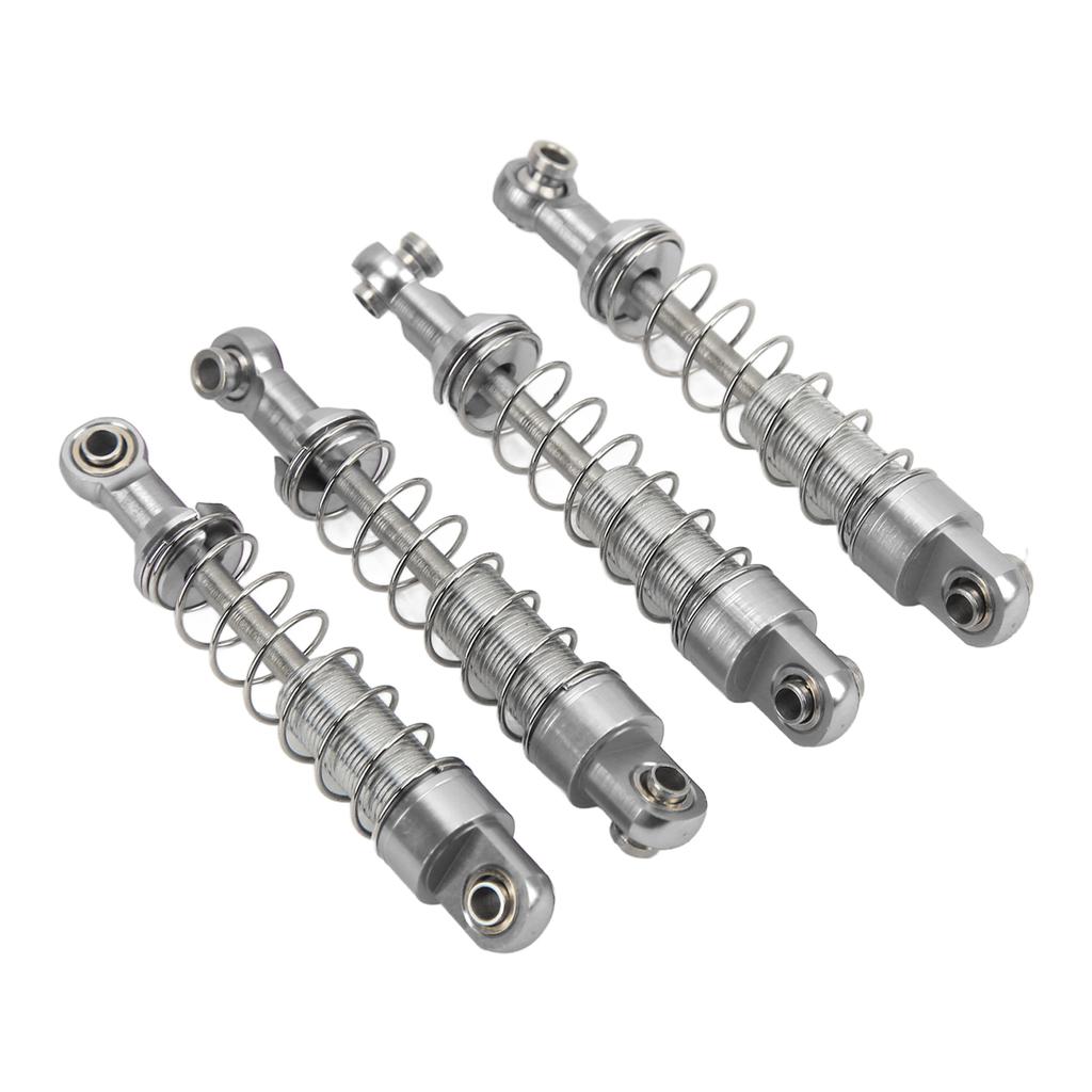 2 Pairs Aluminum Alloy Shock Absorber 60mm RC Car Modification Parts for WPL C14 C24 MN D90 99S Models
