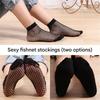 Versatile Socks for Women, Sexy Fishnet Stockings, Thin Hollow Mesh Women's Mid-tube Stockings