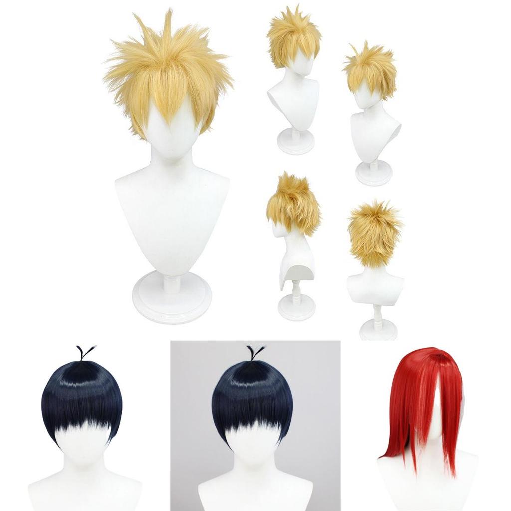 Blue Lock Cosplay Wig Heat Resistant Anime Football Character Hairpiece
