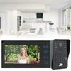 7-дюймовый TFT LCD дверной звонок с дистанционным управлением, паролем, картой, видеодомофоном, водонепроницаемым домофоном