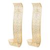 2 Pcs Wall Mounted Holder Sconces Pillar Stand Retro Decor Wall-mounted Candleholder for Room Candlestick