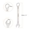 Uxcell Combination Ratchet Thin Spanner Wrench Mirror Open Auto Car Furniture Assembly Spanner, Wrench, Set, 30mm, 2-Piece, CR-V Steel, Finish,