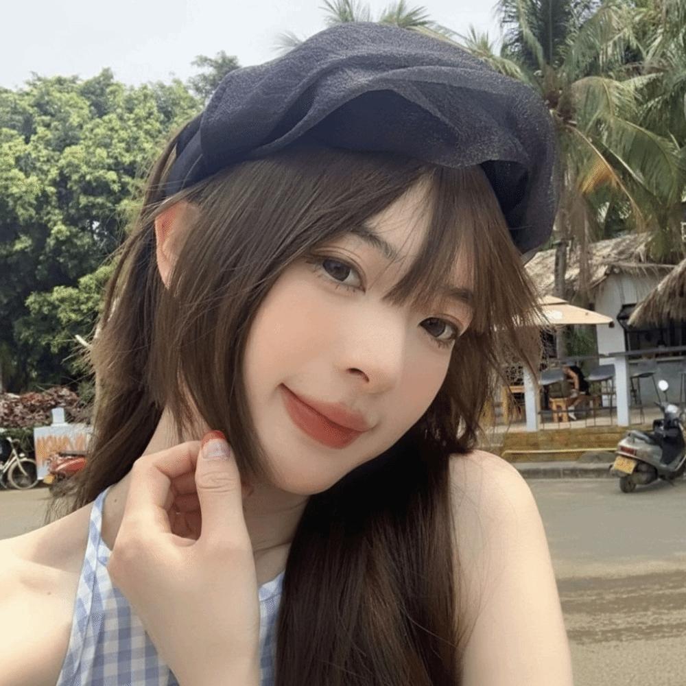 Breathable Women's Sun Hat Empty Top Wide Brim Hat Casual Foldable Hat Summer Vacation