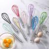 Manual Stainless Steel Handle Silicone Multi-purpose Egg Beater Cake Cream Beater Hand-held Mixer Baking Tools