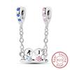 925 Silver Charms Beads for Bracelet Necklace Women Jewelry Gift Fit  Boy Girl Mother Pendant