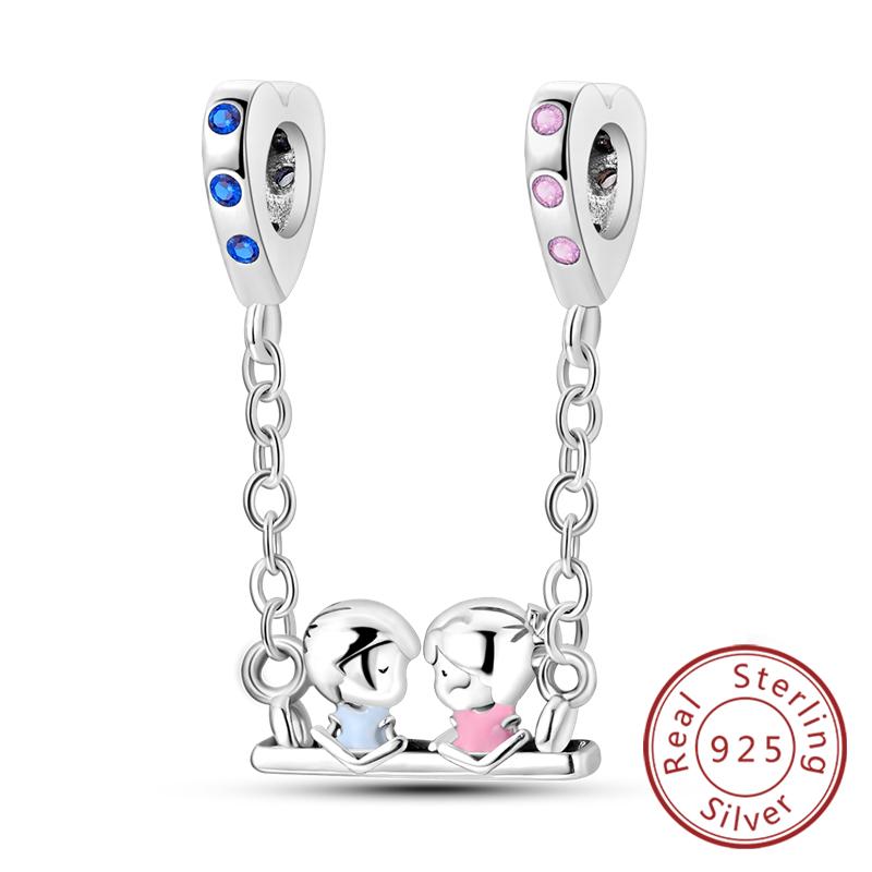 925 Silver Charms Beads for Bracelet Necklace Women Jewelry Gift Fit Boy Girl Mother Pendant
