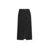 Adidas Originals SS24 V Day Skirt Casual Long Skirt Women's Black (Unisex) Casual Long Skirts JE3493
