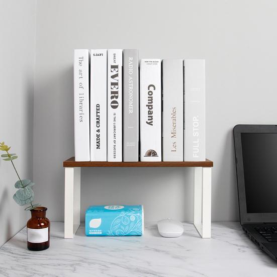 Стабильная настольная полка для хранения высокой твердости, металлическая практичная полка для настольного хранения для дома