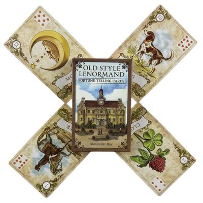 Карты для предсказания судьбы Ленорман в старинном стиле. Оракул на 38 колод.