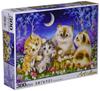 [Made In Japan] 300-piece Jigsaw Puzzle "Let's Play On a Moonlit Night" (26 X 38 Cm)