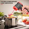 -50 по Цельсию ~400 по Цельсию -58 по Фаренгейту ~752 по Фаренгейту Инфракрасный термометр с цветным экраном ИК-лазерный термометр Ручной бесконтактный