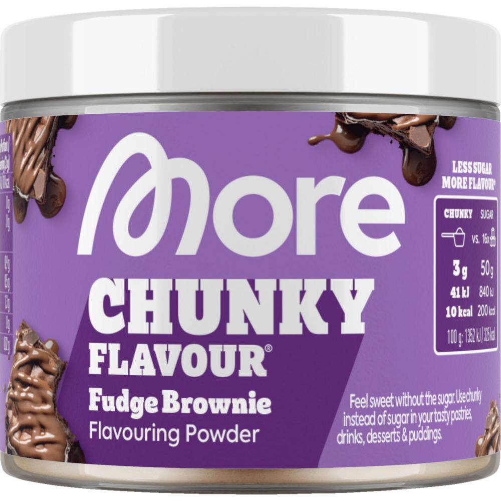 More Sweetener Chunky Fudge Brownie Flavor Powder 90g