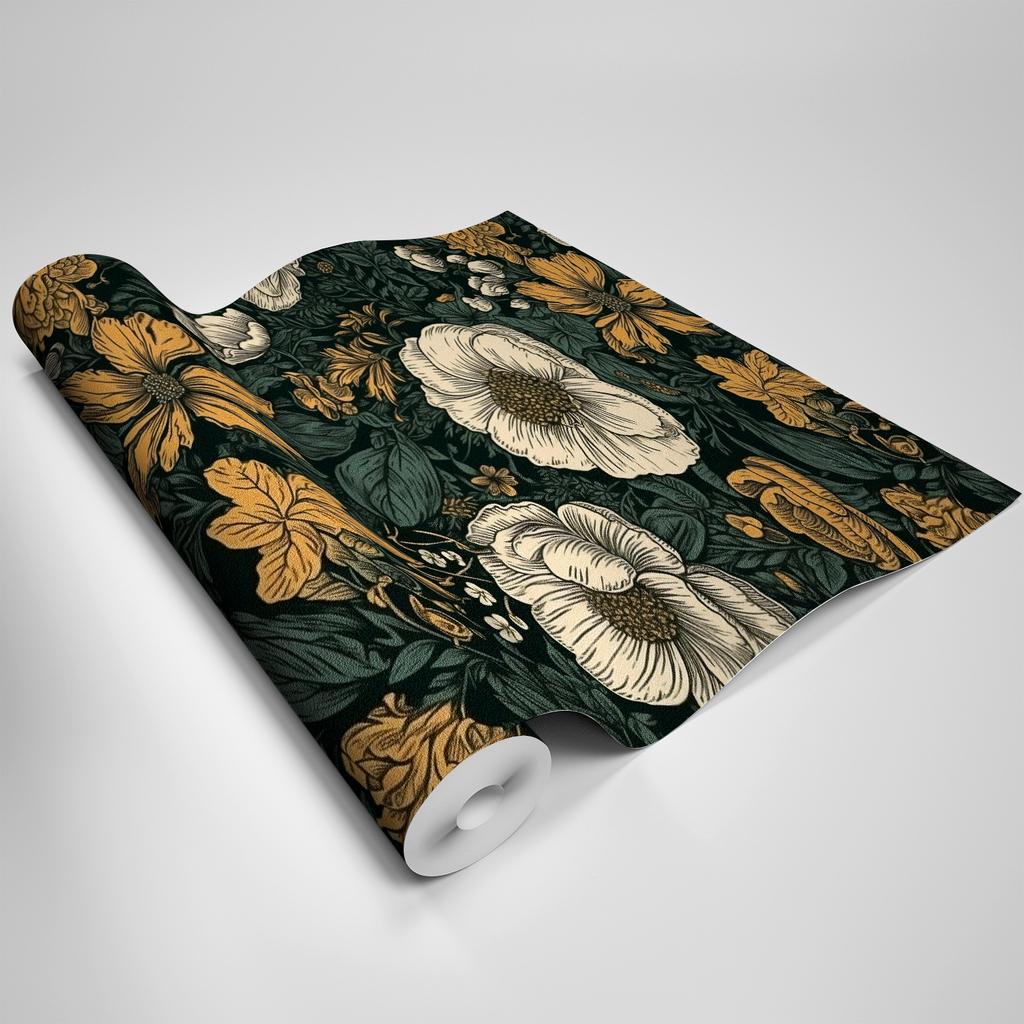 Самоклеящиеся текстурированные обои для украшения стен в гостиной и спальне, водонепроницаемые и износостойкие настенные наклейки для растений