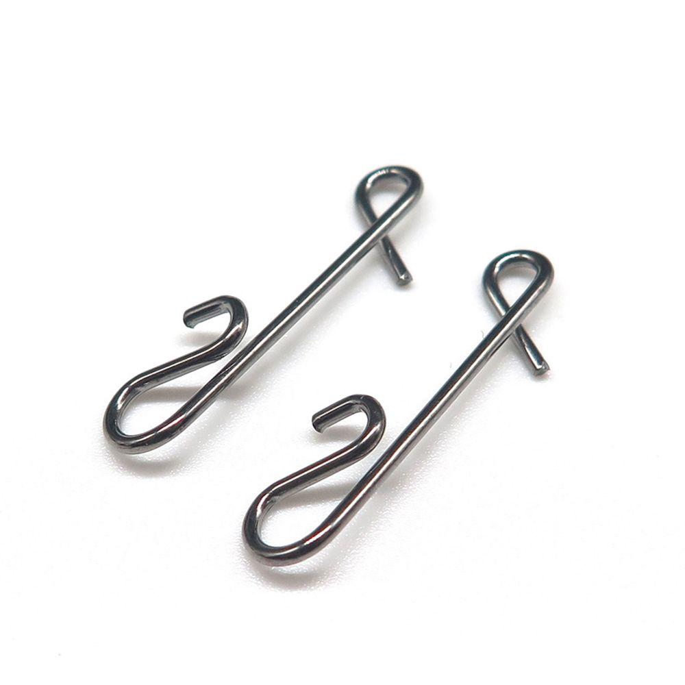 50 шт. Новые портативные прочные быстросъемные рыболовные подвесные застежки-карабины из нержавеющей стали, бочковые вертлюжки