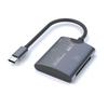 Многофункциональный высокоскоростной кардридер USB: TF, XD, Type-C, Алюминиевый сплав