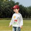 Nausicaa Весна 2025 Детская хлопковая футболка с ручной росписью в корейском стиле - Милый лонгслив для мальчиков и девочек