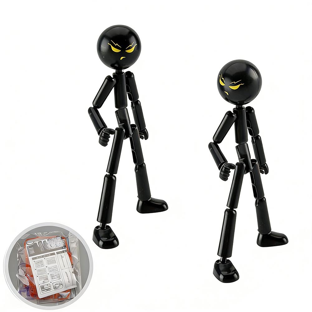 3D-печатная шарнирная фигурка-манекен, DIY-сборка, подвижный робот, красная полупрозрачная модель-игрушка, подарок