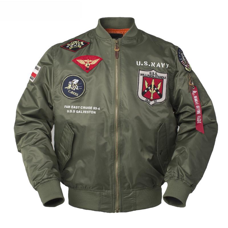 Top Gun MA-1 Flying Tigers Eagle Pilot Jacket for Men - Spring/Autumn