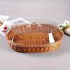 Современная ротанговая хлебная корзина с акриловой купольной крышкой, многофункциональный плетеный сервировочный поднос, прочный и моющийся, для десертов, фруктов, пикников