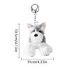 Мягкая сумка подвеска милый брелок для ключей животные брелки плюшевый щенок брелок ключи от машины