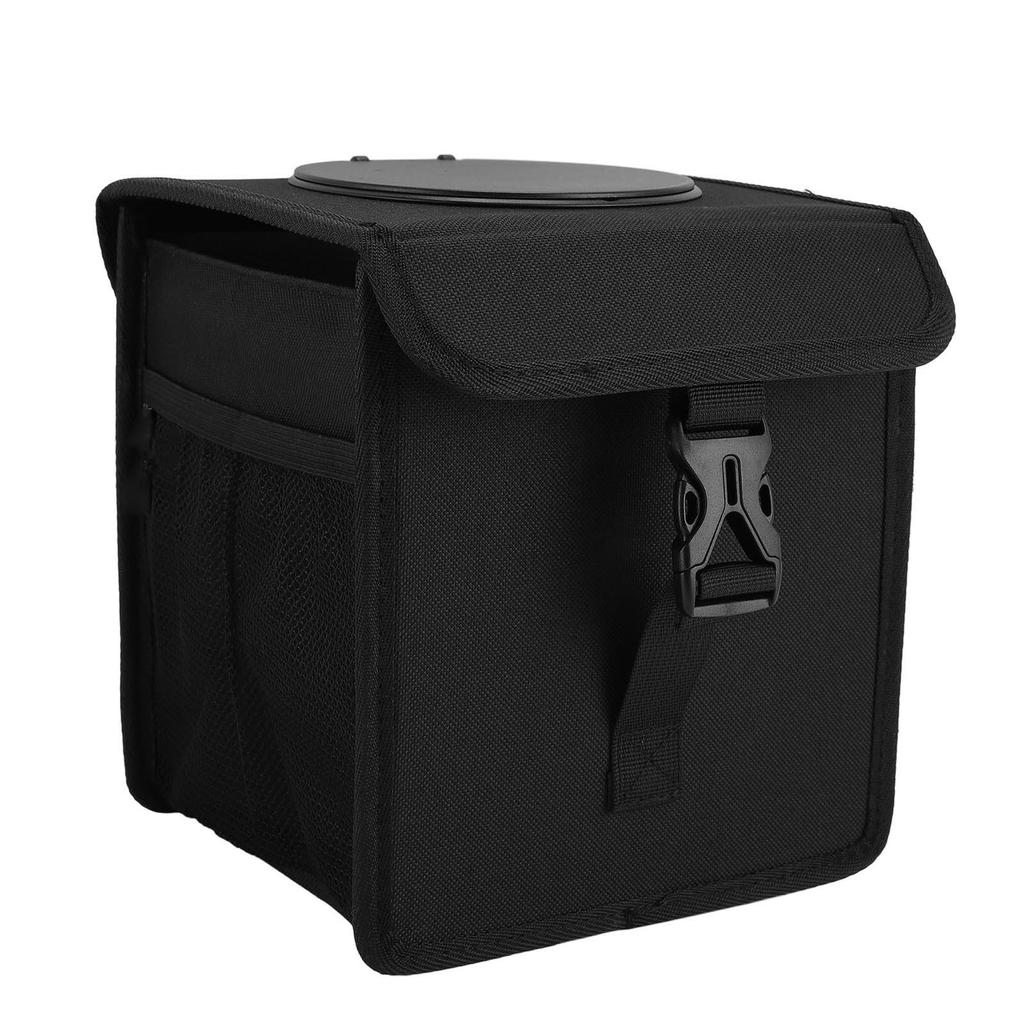 Foldable Car Trash Can with Lid Leakproof Waterproof Multifunction Portable Hanging Car Garbage Can