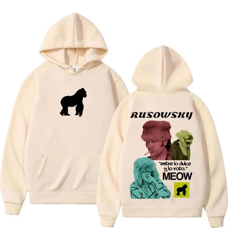 Худи с графическим принтом из коллекции Daisy Tour рэпера Rusowsky