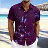 2026 Men's New Short Sleeve Shirt Natural Insect HD 3D Printed Shirt Hawaiian Beach Party Clothes Men's Ready Supply for You