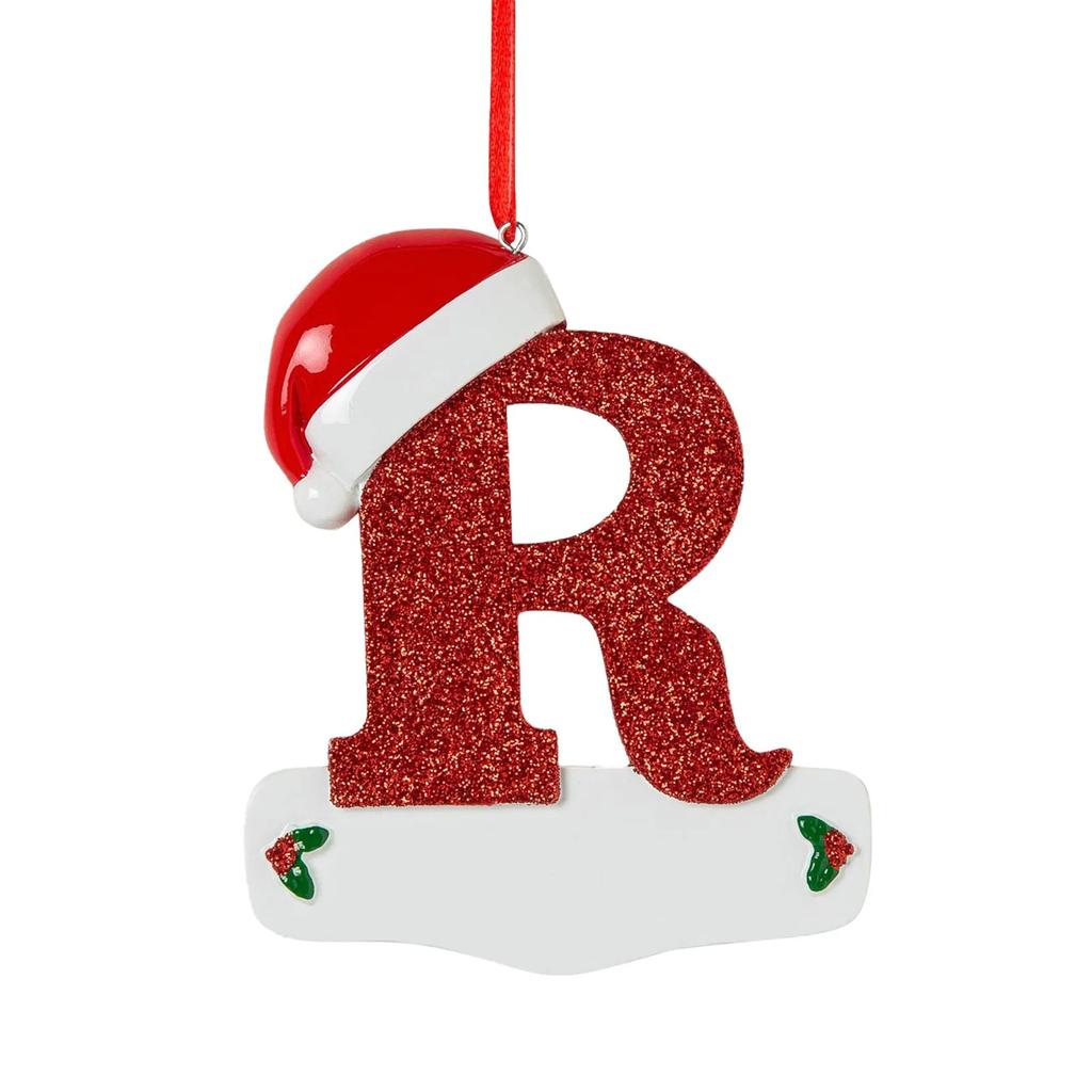 Рождественское украшение подвеска персонализированные рождественские украшения из 26 букв своими руками подвесное украшение на рождественскую елку новый год 2024
