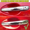 8PCS Chrome Car Exterior Door Handle Cover Trim For Mazda 6 Atenza 2014-