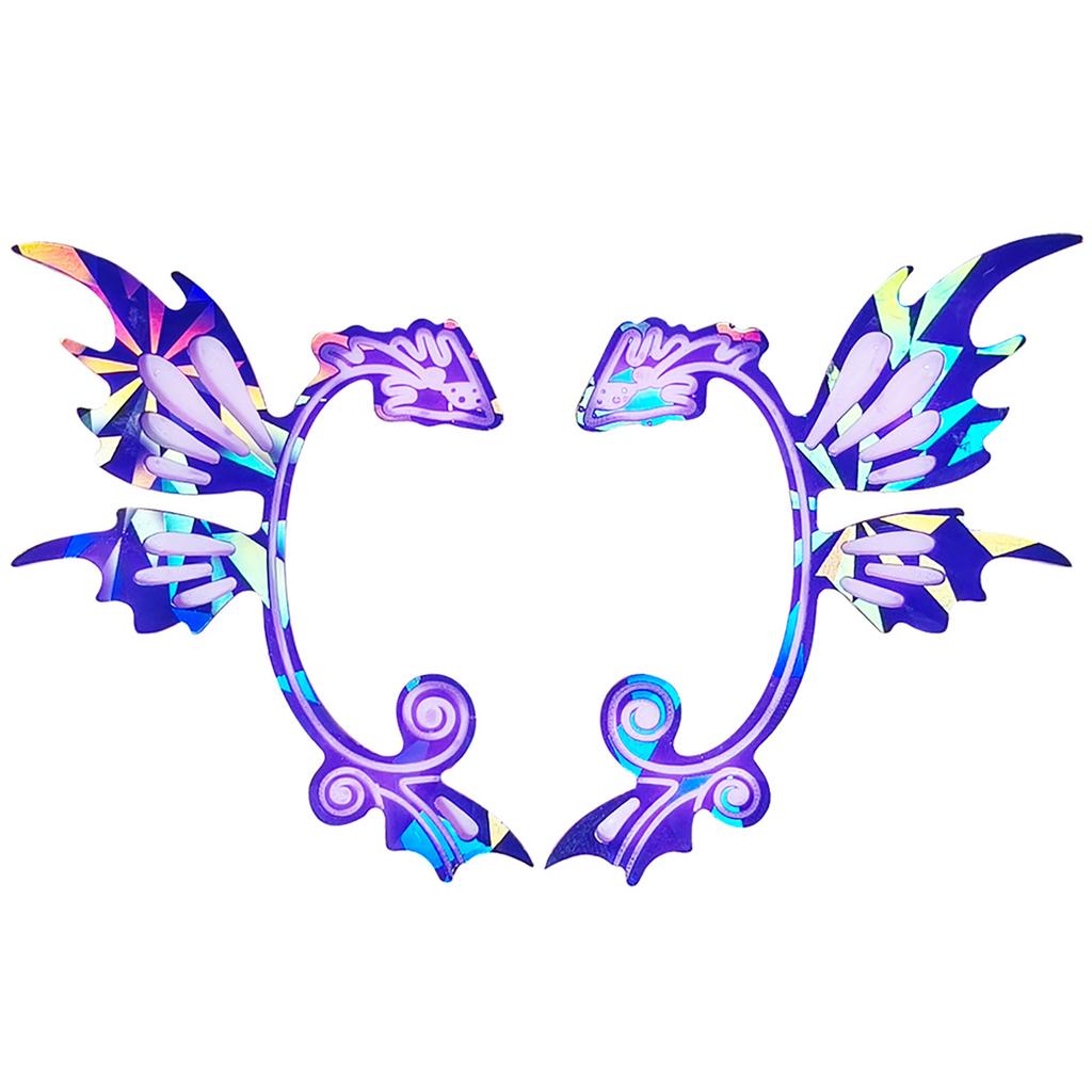 Portable Silicone Epoxy Mold Ear Pendant Mould Holographical Lasers Dragon Ear Clip Molds Jewelry Making Moulds