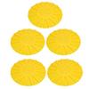5 шт. Диск-заслонка для летка улья, пластиковый, 16-позиционный, круглый, противоотлетный, инструмент для пчеловодства, 9,8x0,3 дюйма, желтый