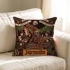 JJagermeister Logo Maple Design Cushion Cover Happy Autumn Harvest Decor Holiday Decorati Pillow Cover