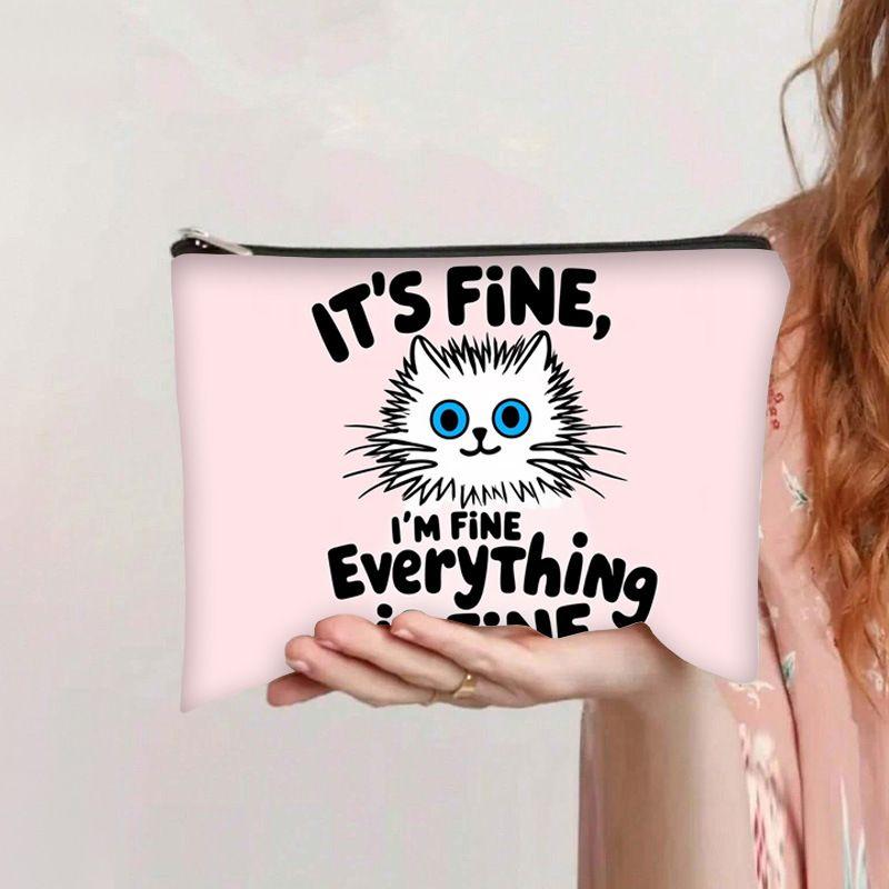 Продажа Канвасовая косметичка 'Глаз Дьявола', Пенал на молнии для студенческих принадлежностей, Женская косметичка