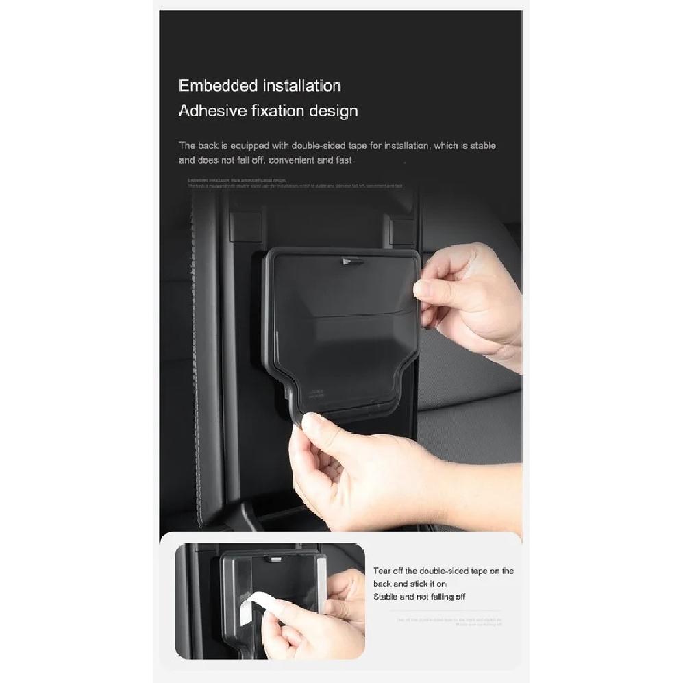 For Tesla Model Y Juniper Magnetic Attraction Armrest Holder Box Model 3 Highland Console Organizer Armrest Hidden Storage Box