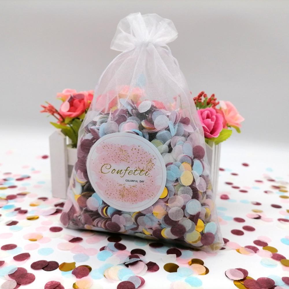 3 пакета круглых конфетти поп красочный прозрачный наполнитель для воздушных шаров новый бумажный конфетти свадебное украшение