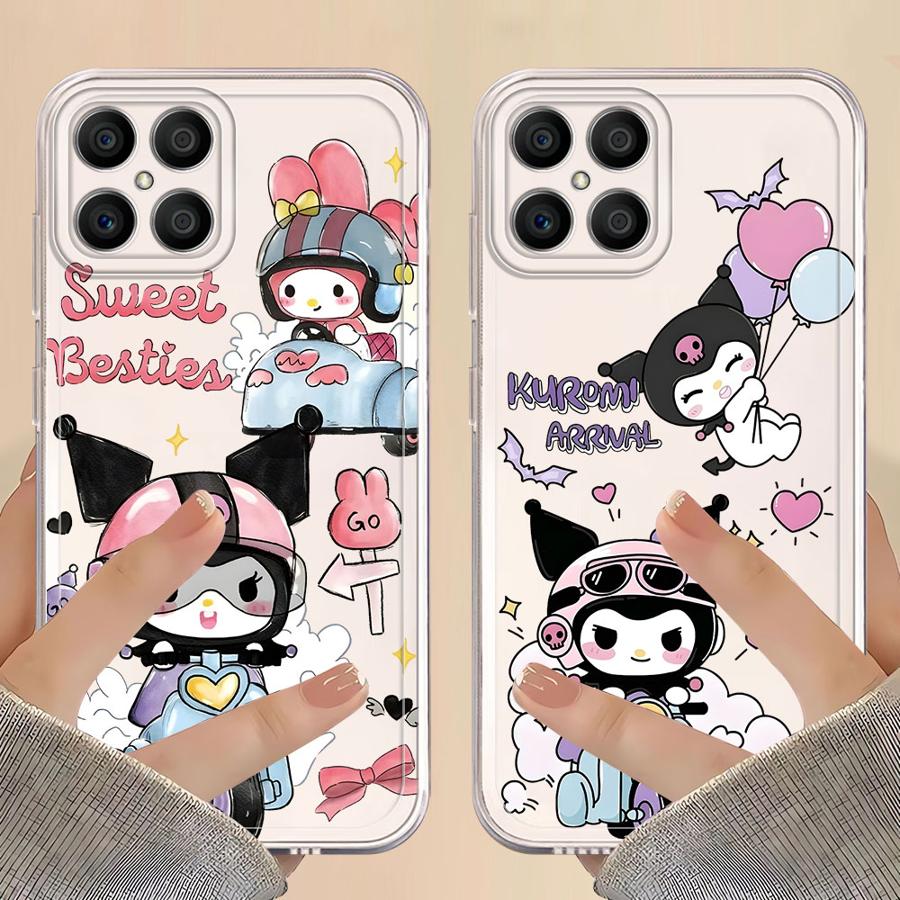 Case for Honor X7b X8a X8 X9b 90 Lite X9a X8b Soft Phone Cover Sanrio Cute Kuromi1