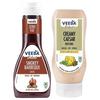 Veeba Sauces, Barbeque Sauce, 330g & Veeba Salad Dressings Caesar 77% Fat Free, 300g