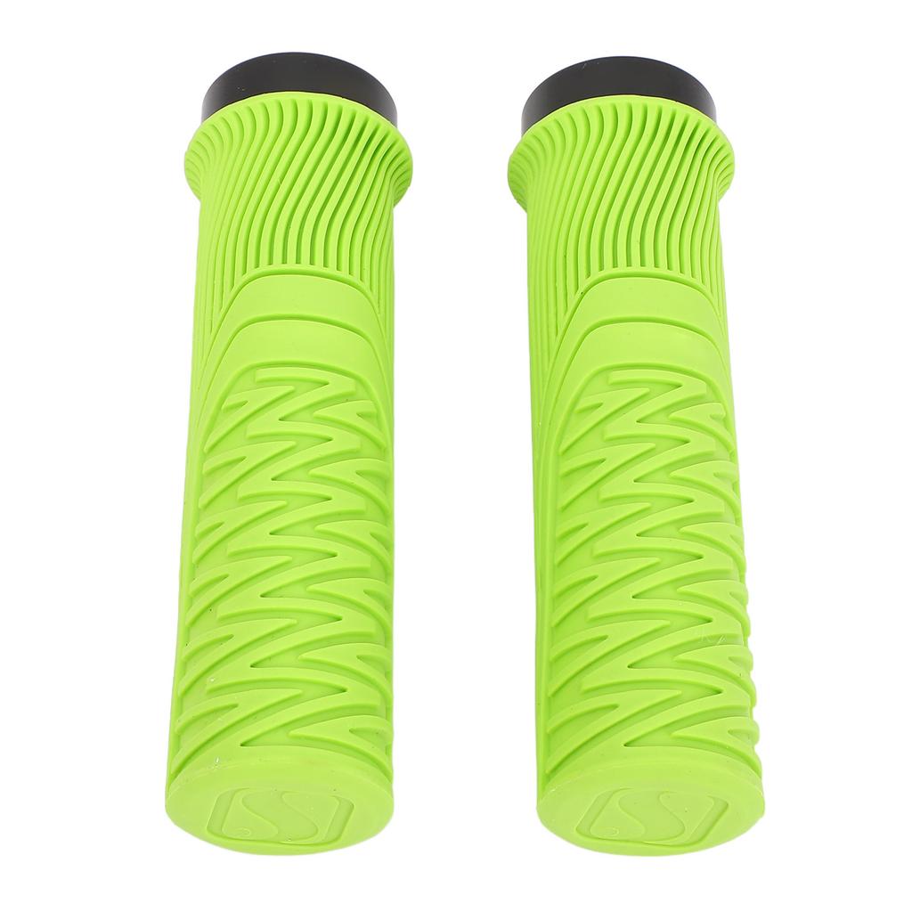 Велосипедные ручки руля Износостойкие Одинарная фиксация Противоскользящие Повышают безопасность езды Мягкая смола для