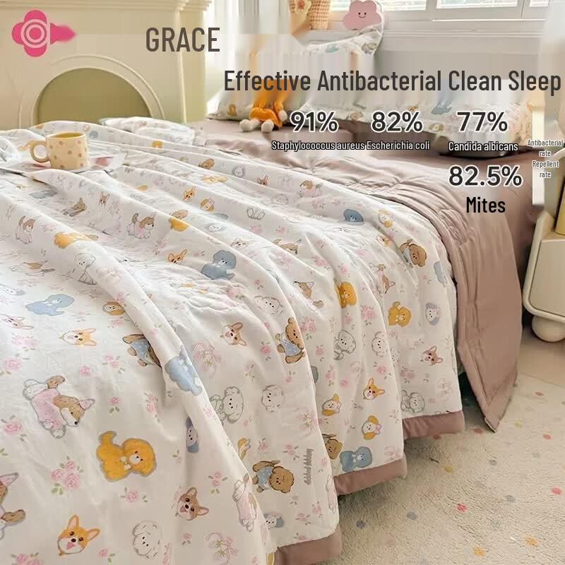 Grace Антибактериальное летнее одеяло из 100% хлопка